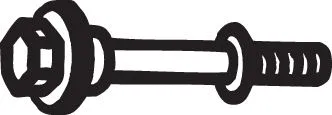 Bolt, exhaust system