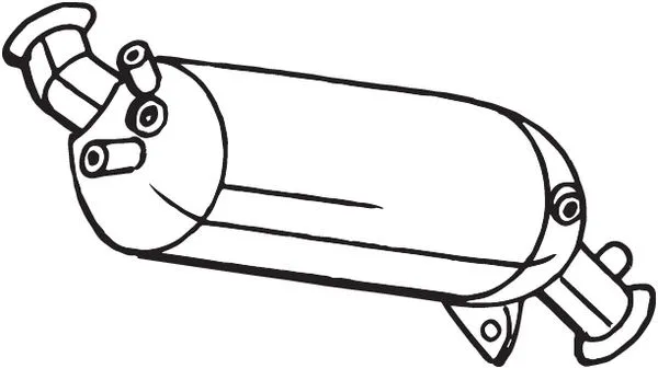 Soot/Particulate Filter, exhaust system (097-261)
