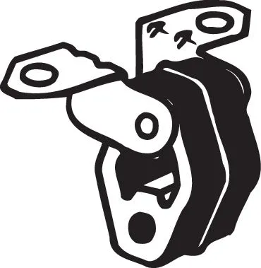 Rubber Strip, exhaust system (255-084)