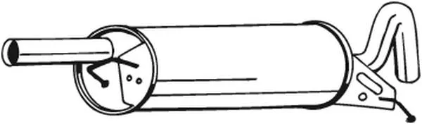 Rear Muffler (233-119)