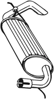 Rear Muffler (211-395)