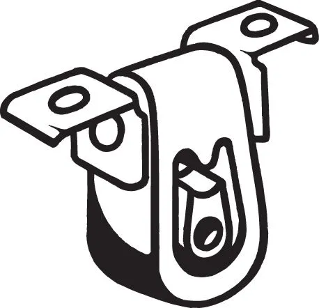 Rubber Strip, exhaust system (255-034)