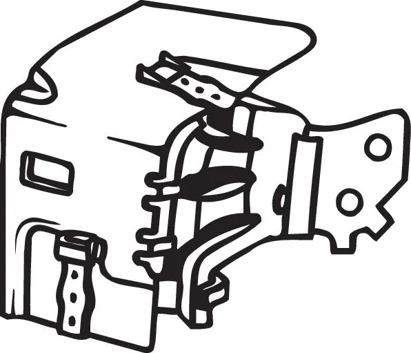 Rubber Strip, exhaust system (255-800)