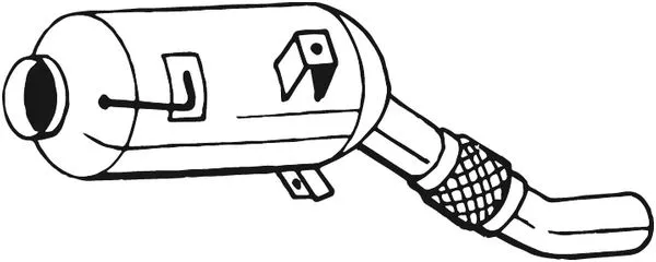 Soot/Particulate Filter, exhaust system (097-318)