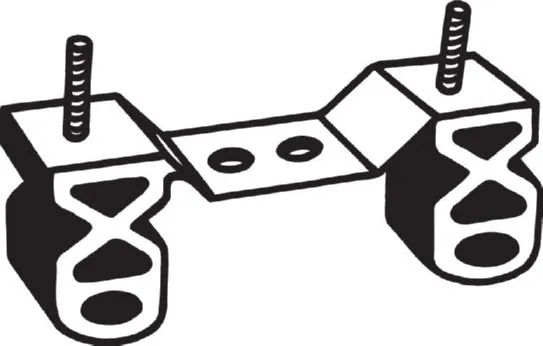 Rubber Strip, exhaust system (255-516)
