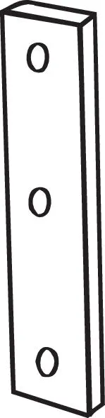 Rubber Strip, exhaust system (255-953)