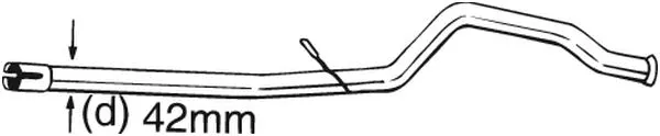 Repair Pipe, catalytic converter (889-183)