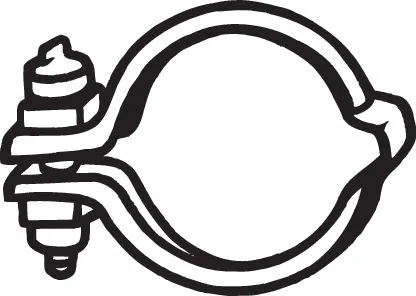 Clamping Piece, exhaust system (254-240)