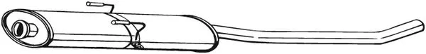 Centre Muffler (282-059)