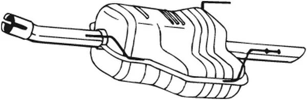 Rear Muffler (185-167)