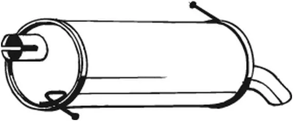 Rear Muffler (154-323)