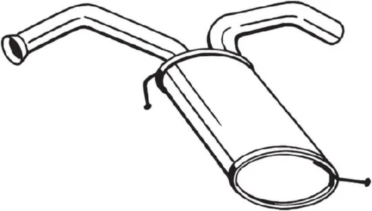 Rear Muffler (169-075)