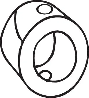 Rubber Strip, exhaust system (255-657)