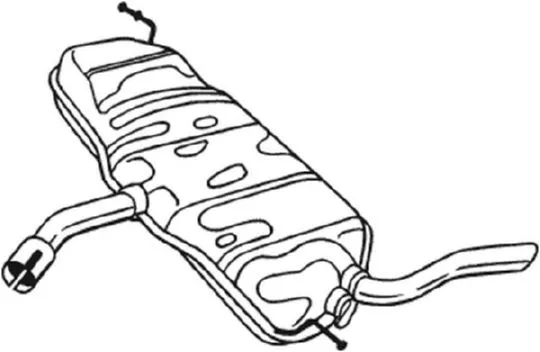 Rear Muffler (227-031)