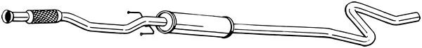 Centre Muffler (291-071)