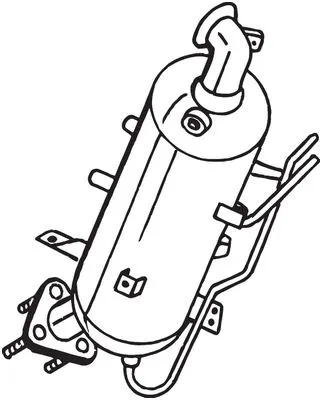 Soot/Particulate Filter, exhaust system (097-573)