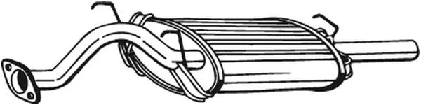 Rear Muffler (163-157)