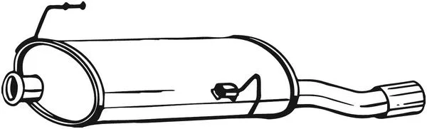 Rear Muffler (190-013)