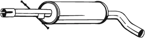 Centre Muffler (105-497)