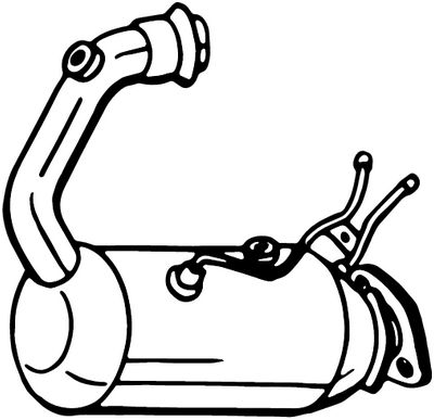 Soot/Particulate Filter, exhaust system (095-814)
