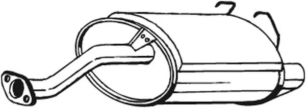 Rear Muffler (163-725)