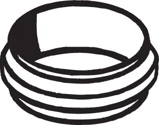 Gasket, exhaust pipe (256-095)