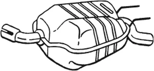 Rear Muffler (100-351)
