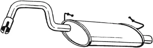Rear Muffler (235-203)