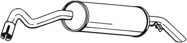 Rear Muffler (154-219)