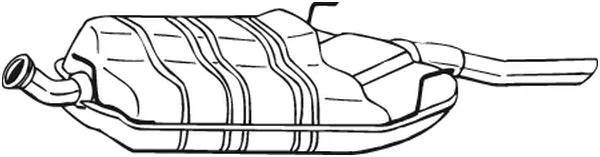Rear Muffler (215-829)