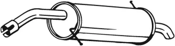 Rear Muffler (154-563)