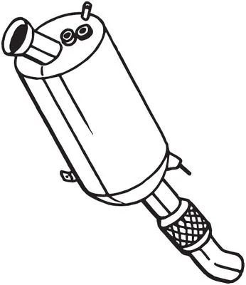Soot/Particulate Filter, exhaust system (097-582)