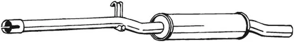 Centre Muffler (233-233)