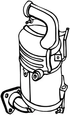 Soot/Particulate Filter, exhaust system (095-750)