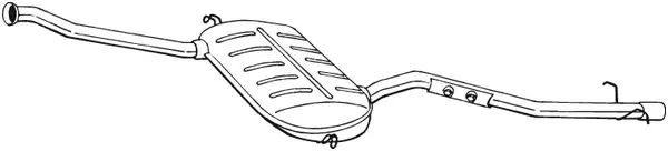 Centre Muffler (291-119)