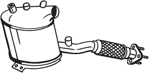 Soot/Particulate Filter, exhaust system (097-366)