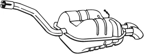 Rear Muffler (233-187)