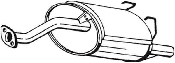 Rear Muffler (163-203)
