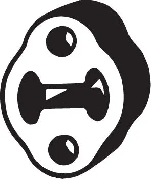 Rubber Strip, exhaust system (255-302)