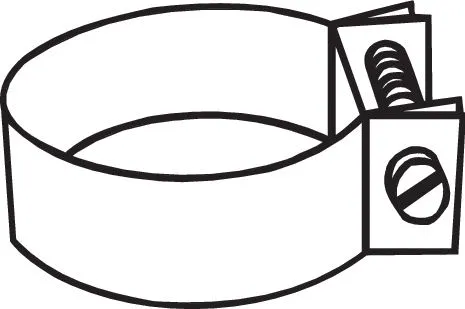 Clamping Piece, exhaust system (250-867)
