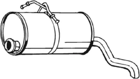 Rear Muffler (135-225)