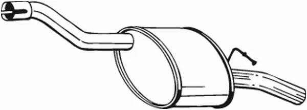 Rear Muffler (154-607)