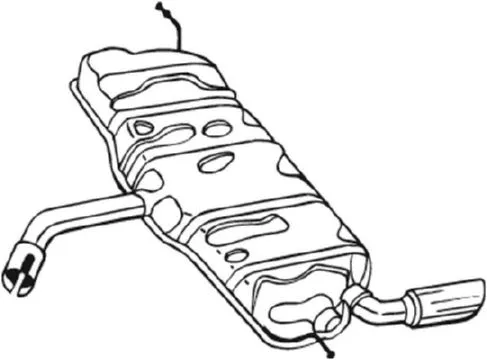 Rear Muffler (105-503)