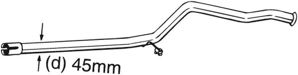 Repair Pipe, catalytic converter (889-181)