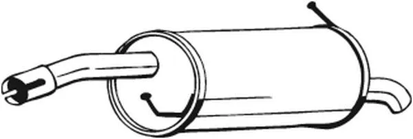 Rear Muffler (154-409)