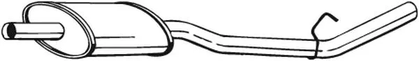 Centre Muffler (200-267)