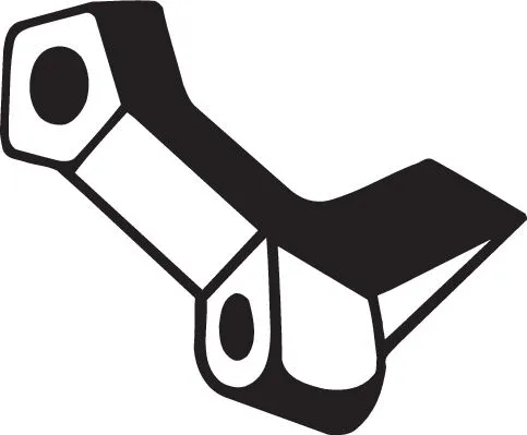 Rubber Strip, exhaust system (255-102)