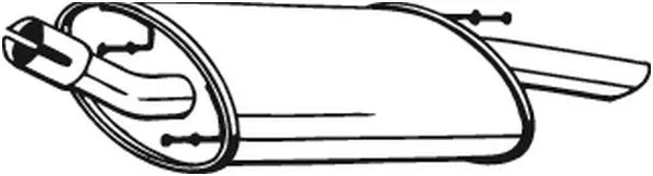 Rear Muffler (154-377)