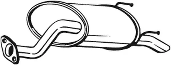 Rear Muffler (163-395)