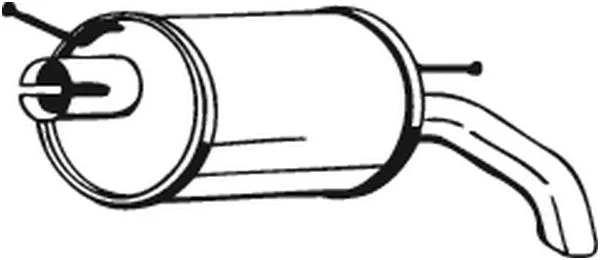 Rear Muffler (154-511)